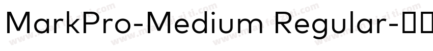 MarkPro-Medium Regular字体转换